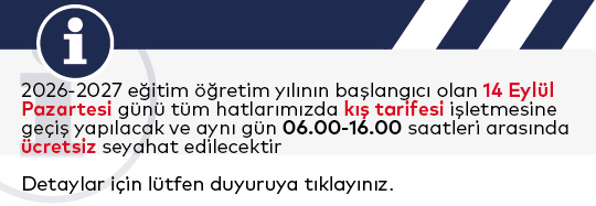 Metrolarda Kış Tarifesine Geçildi