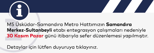 Üsküdar Sultanbeyli'ye Kavuşuyor