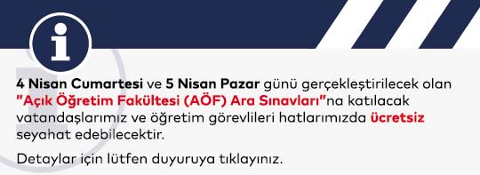 Açık Öğretim Fakültesi Ücretsiz Seyahat Kararı