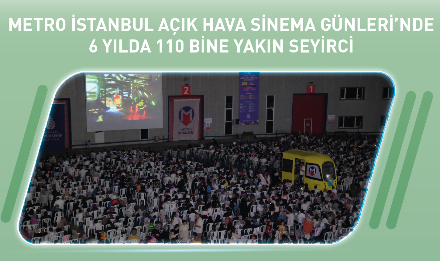 Metro İstanbul Açık Hava Sinema Günleri’nde 6 Yılda 110 Bine Yakın Seyirci