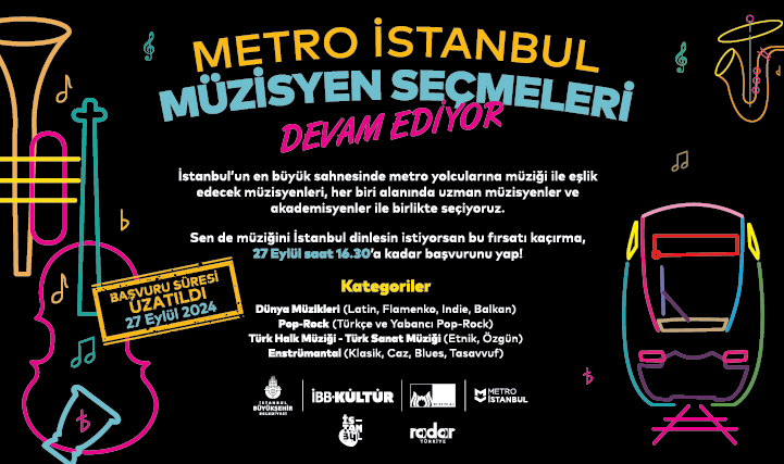 İstanbul'un Metrosu, Müzisyenlerini Yeniden Seçiyor