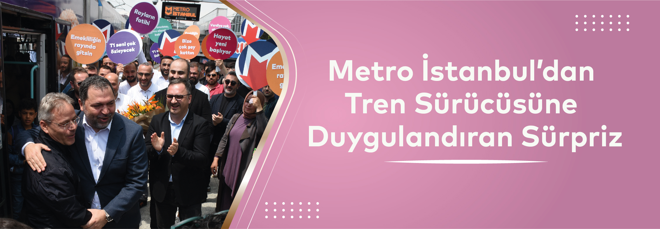 Metro İstanbul’dan Tren Sürücüsüne Duygulandıran Sürpriz