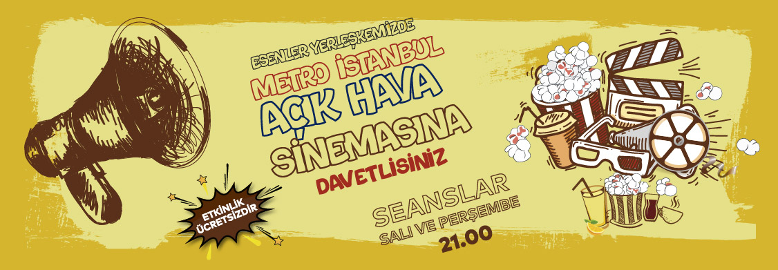 Esenler Yerleşkemizde Açık Hava Sineması Günleri Başladı!