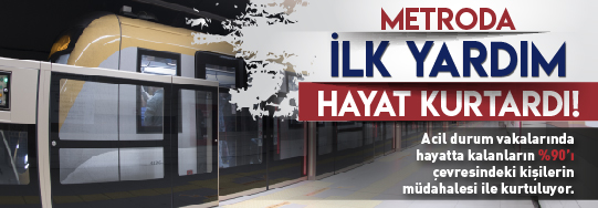 Metroda İlk Yardım Hayat Kurtardı!