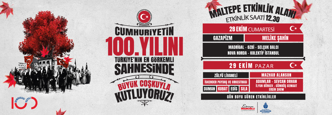 Cumhuriyetimizin 100. Yılını Büyük Coşkuyla Kutluyoruz