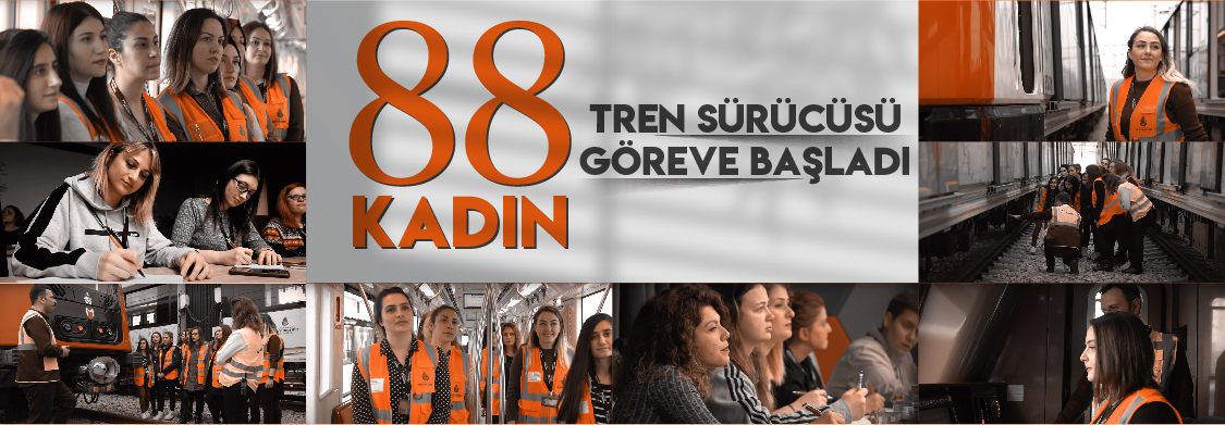 88 Kadın Tren Sürücüsü Göreve Başladı