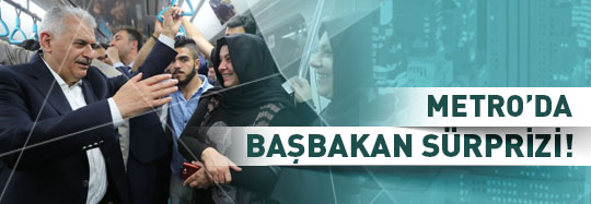 Başbakan Binali Yıldırım Metro'da Yolculuk Yaptı