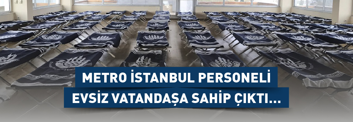 Metro İstanbul Personeli Evsiz Vatandaşa Sahip Çıktı…