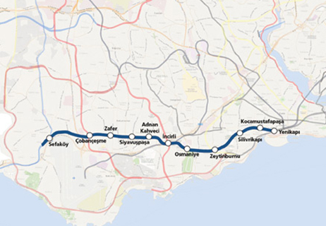 M2 Yenikapı-Sefaköy Metro Hattı Uzatması