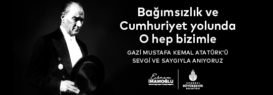 Gazi Mustafa Kemal Atatürk'ü sevgi ve saygıyla anıyoruz.