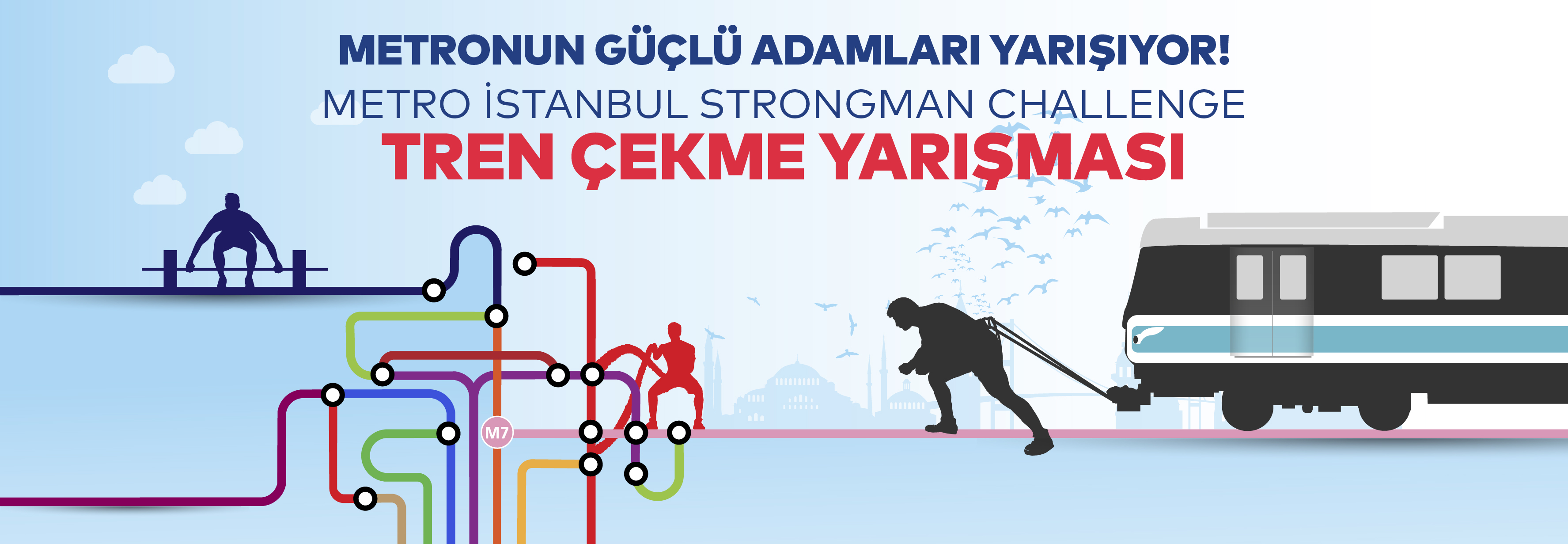 Metro'da güçlü adamlar yarışıyor...