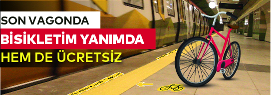 Metroda Bisikletlilere Özel Vagon