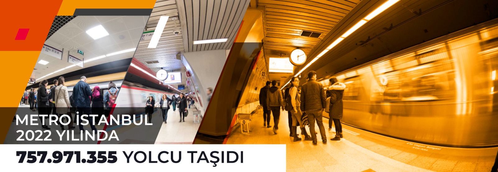 Metro İstanbul 2022 Yılında 757.971.355 Yolcu Taşıdı