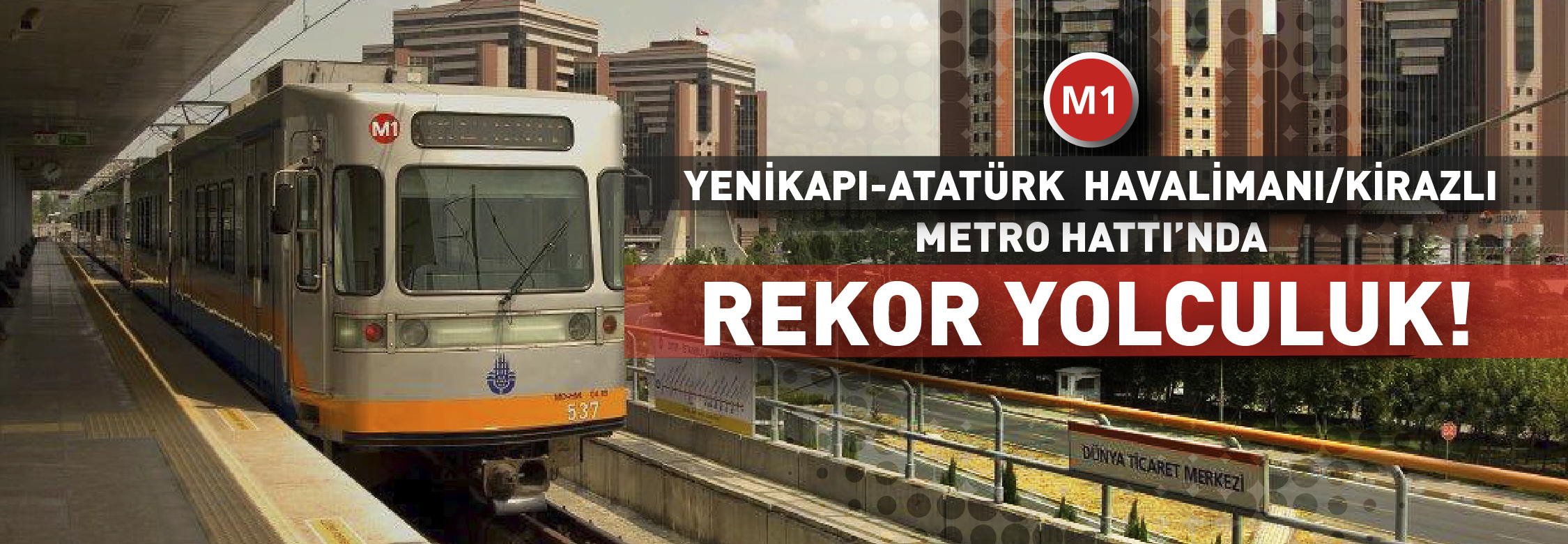 Metroda hafta sonu rekoru