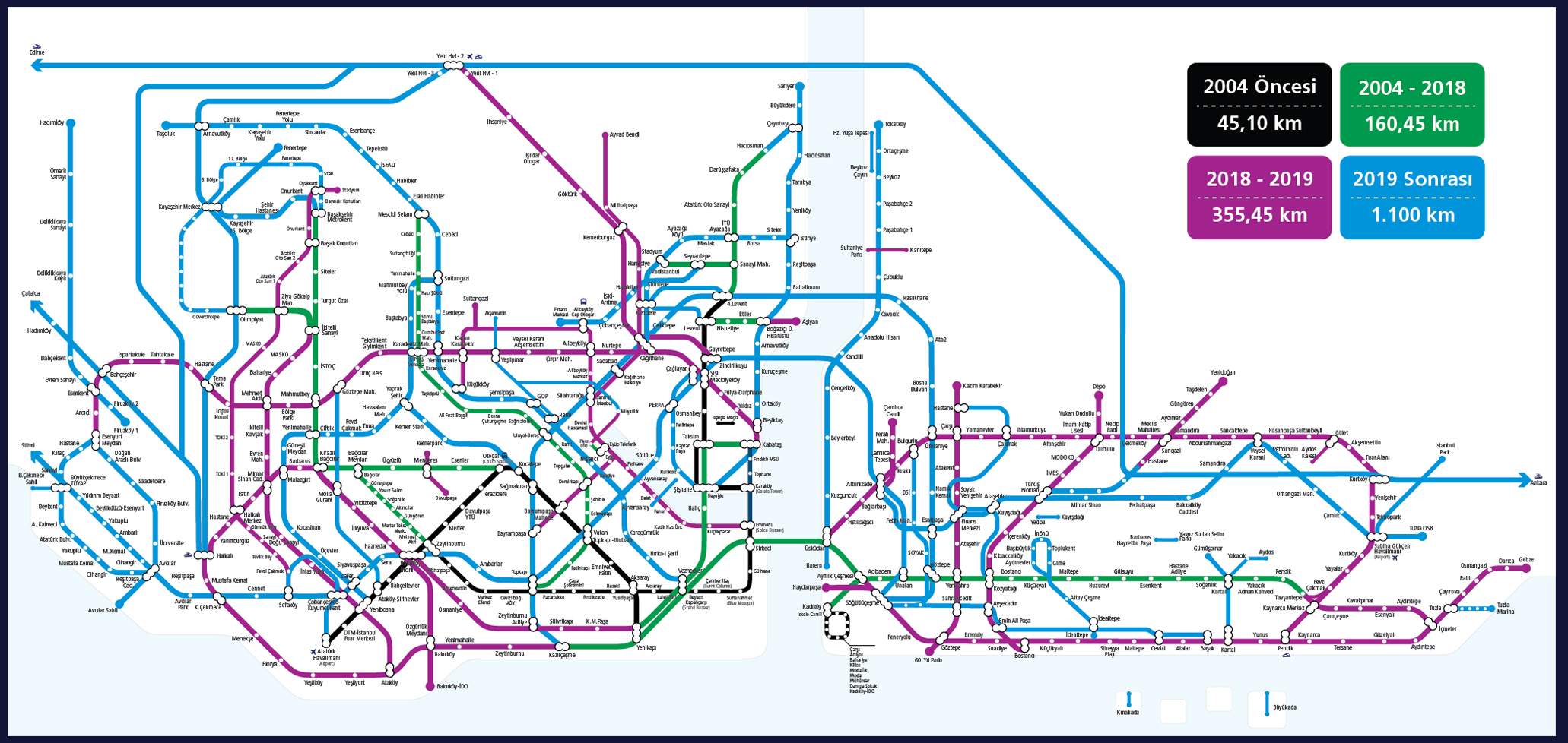 Карта метро анкары